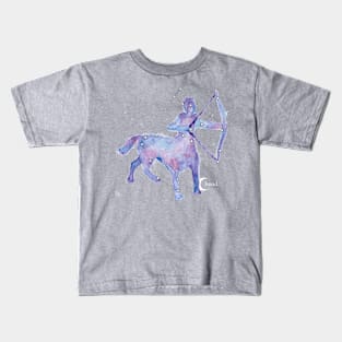 Sagittarius Galaxy Watercolor Kids T-Shirt